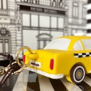 henri bendel | Accessories | Henri Bendel Yellow Taxi Keychain  display picture 1